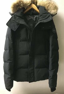 ◆国内正規 CANADA GOOSE カナダグース 美品 近年モデル WYNDHAM PARKA/ウィンダム パーカー ダウン ジャケット ブラック 3808MA サイズM