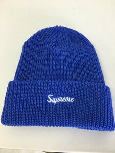 ◆ 国内正規　新品 タグ付き SUPREME シュプリーム Loose Gauge Beanie ルーズゲージ ビーニー ニットキャップ BLUE　ブルー