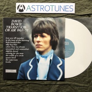 未使用新品 激レア 2022年 英国オリジ盤 デビッド・ボウイ David Bowie カラーLPレコード Transition - On Air 1967-'71 白盤 180g重量盤