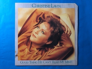 1988年 米国 本国オリジナル盤 クリスティン・ラヴァン Christine Lavin LPレコード Good Thing He Can't Read My Mind Folk