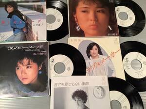  シングル盤(プロモ EP)▲石川優子／5枚まとめてセット▲白ラベルの良好品！