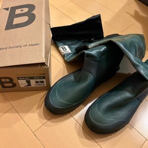 【未使用品】　日本野鳥の会　ブーツ　グリーン　Lサイズ