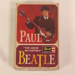 Revell BEATLES ポールマッカートニー プラモデル 1964年 当時物 箱 　ビートルズ