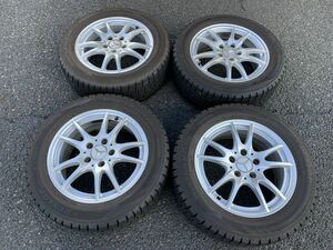 MBアルミホイール☆メルセデスベンツ☆Aクラス等☆16インチ☆6.5J☆off+49☆PCD112☆5H＆DUNLOP WINTERMAXX WM02☆205/55R16☆2016年製造