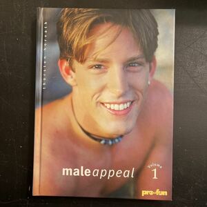 写真集/male appeal Vol.1/メールヌード/肉体美/イケメン/洋書/マッチョ/筋肉/外国人男性/かっこいい/ハンサム/美青年/美男子/エロティック