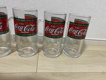 Coca Cola コカコーラ　ジョッキ レトロ グラス 5個セット新品！　居酒屋等に！_画像3