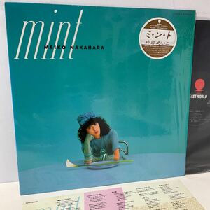 美品 / シュリンク HYPE STICKER付 / 中原めいこ / Mint ミ・ン・ト / LP レコード / WTP-90240 / 1983 / MEIKO NAKAHARA / CITY POP