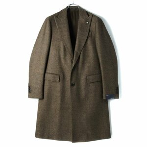 *[LARDINI( Lardini )/ autumn winter / wool silk cashmere soft tweed 3B Chesterfield coat ][ldn2360071-50]