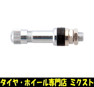 送料無料 テック アルミホイール用クランプインバルブ (品番:AWV140-1) 4個 (全長:39.5mm) (ワッシャー外径:11mm) (適合リム穴:6mm) 内締