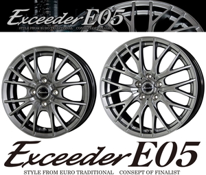 業販限定販売 冬用 4本セット 新品 Exceeder E05 CS 16インチ 6.5J+38 ダンロップ WM03 195/65R16 新型-プリウス(60系)