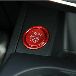 デザイン性UP♪ アウディ エンジンスターター カバー 赤 S6 S6アバント RS6アバント RS6アバントパフォーマンス ベースグレード 4G