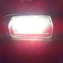 激白光♪二色発光♪交換式♪ LED ドア カーテシ ランプ ウェルカムライト レクサス GS350 GS430 GS450h GS460 バージョンI バージョンL_画像1