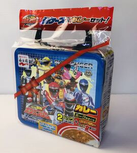 [ free shipping ] GoGo Sentai Boukenger ... can case + curry set unopened rare that time thing 2006 year seal 2 sheets entering super Squadron Series 