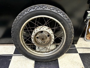 CB750four rear wheel 18 -inch inspection,Z1,Z2,GT,GS,CB,SS,FX,H2,H1, at that time 