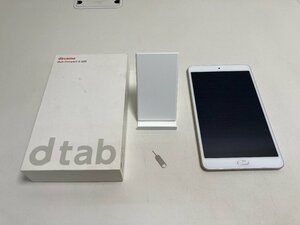 【★35-2104】■中古■docomo ドコモ d-02K dTab Compact 8インチ タブレット ゴールド HUAWEI 利用制限：○ SIMロック解除済み（2147）