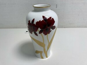 【★32-4554】■中古■ノリタケ スタジオコレクション　花瓶　蘭　ボーンチャイナ　Noritake Studio Collection BONE CHINA（8726）