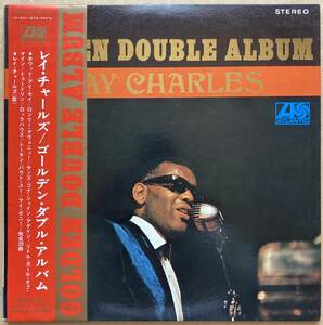 RAY CHARLES レイ・チャールズ / GOLDEN DOUBLE ALBUM ゴールデン・ダブル・アルバム 帯付き MT-9070/71 2枚組