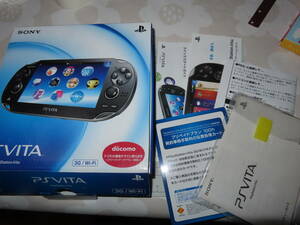 極美品　箱説付き　PSVITA 本体 セット PCH-1100 ブラック SONY playstation VITA 動作確認済み