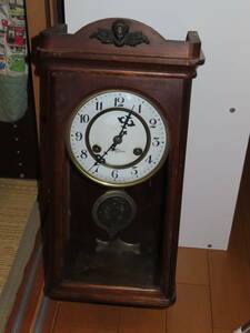 セイコー　機械式掛時計　ゼンマイ式　柱時計　振り子時計　アンティーク　レトロ　ジャンク