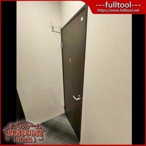 【大阪】枠付 トイレドア(男子)左吊 表示錠/明かり窓あり/W733×H2030×D110/モデルルーム設置使用品【ESH48】