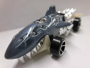 【メッキ部に微ハゲ】 マテル ホットホイール Mattel HotWheels シャークルーザー ブルーグレーメタリック SHARKRUISER SHARK CRUISER