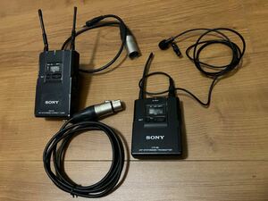 SONY UWP-V1 UHFワイヤレスマイクロホンパッケージ（トランスミッター/UTX-B2 UHF・チューナー/URX-P2）