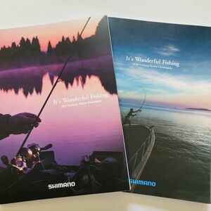 621750 美品 シマノカタログ 2011 & 2019 ２冊セット フィッシングカタログ IT'S WONDERFUL FISHING SHIMANO