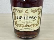 O538-T12-948 Hennessy ヘネシー VERY SPECIAL COGNAC ベリースペシャル コニャック ブランデー 700ml 40% 未開封品 箱付き_画像3