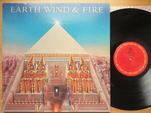 ●LP アース・ウィンド ＆ ファイアー / 太陽神 ◎ EARTH WIND & FIRE / ALL 'N ALL 特大B全ポスター付 米盤●3点落札ゆうパック送料無料●