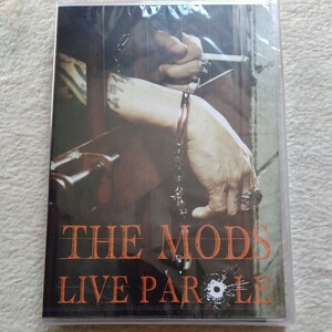 THE MODS LIVE PAROLE DVD 未開封 未使用