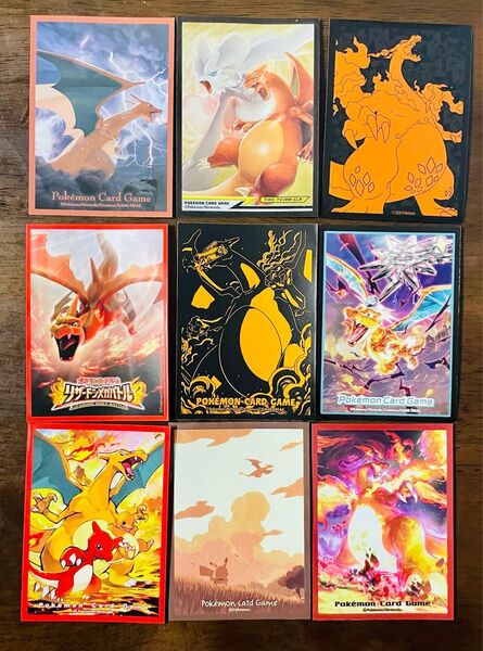 ポケモン リザードン スリーブ 9枚 デッキシールド コレクション バラ売り ポケカ