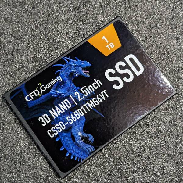 【中古】CFD CSSD-S6B01TMG4VT [2.5インチ SATA TLC 7mm厚]