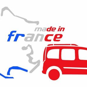 フランス グラフィック カッティング ステッカー ルノー カングー パリ サーキット ニュルブルクリンク 風の画像1