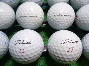 [MTL477.] 【マジック】 B級 タイトリスト プロ ブイワンエックス　21年 Titleist PRO V1X 20球 ロストボール 【中古】