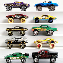 1/64 ホットウィール #9 リフトアップ インパラ リビエラ ダッジラム Hot Wheels Chevy Impala Buick Riviera Dodge Ram etc. 10台セット_画像1