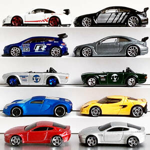 1/64 ホットウィール #12 ポルシェ 911 AMG メルセデス ベンツ トライアンフ Hot Wheels Porsche Mercedes Benz Triumph etc. 10台セット