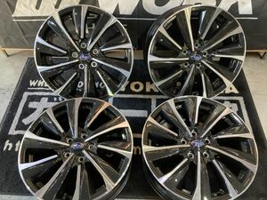 ◆冬用SET!! スバル VN系 レヴォーグ 純正 18×7.5J+55 114.3/5H TOYO GIZ2 225/45R18 23年製造 国産新品スタッドレス付き!! WRX S4他