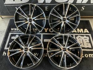 ◆1,000円～!! ラフィット LW-03 16×6J+45 100/4H ホイール4本SET!! アクア/ヤリス/ライズ/ノート/MAZDA2/ロードスター/スイフト他