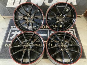 ◆状態良好!! 鍛造!! トヨタ 130マークX G'S 純正 19×8J+40 114.3/5H ホイール4本SET!! 純正流用等へ!! クラウン/カムリ/アルファード他