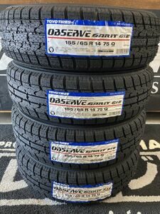 【送料無料】日本製4本Set 【23年製造】TOYOガリットGIZ 155/65R14(155/65-14) スタッドレス 冬 軽自動車 Kカー N-BOX N-ONE N-WGN デイズ