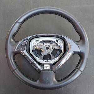  prompt decision Nissan Skyline crossover NJ50 original steering gear steering wheel / steering wheel leather Infinity used search /V36
