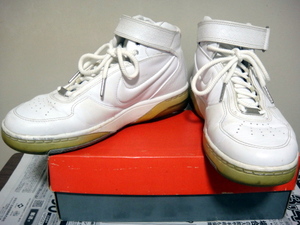 訳アリ Nike Air Force 25 ナイキ エアフォース Supreme White Chrome US 10 28cm