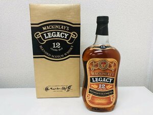 MACKINLAY'S LEGACY マッキンレー レガシー 12年 750ml 43% スコッチ ウイスキー 箱付 未開栓 古酒 洋酒