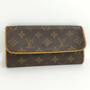 ●ルイヴィトン LOUIS VUITTON ポシェットツインPM ショルダーバッグ モノグラム M51854[Jコレ]904 T