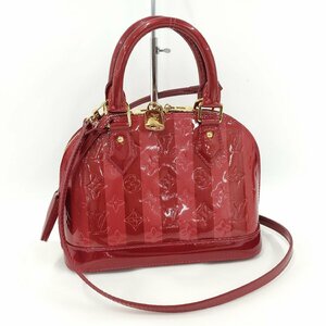 ●ルイヴィトン LOUIS VUITTON アルマBB ハンドバッグ ポムダムール モノグラム・ヴェルニ M91593[Jコレ]941 T