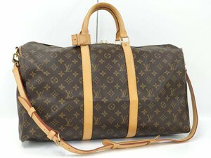 ●ルイヴィトン LOUIS VUITTON キーポル・バンドリエール50 ボストンバッグ モノグラム M41416[Jコレ]955 T