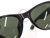 【中古】Ray-Ban サングラス ニューウェイファーラー ブラック RB 2132 F_画像9