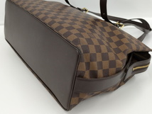 【中古】LOUIS VUITTON チェルシー ショルダーバッグ ダミエ レザー エベヌ ブラウン N51119_画像3