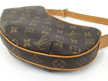 【中古】LOUIS VUITTON ショルダーバッグ ポシェット クロワッサン PM モノグラム M51510_画像3