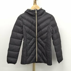 ●未使用展示品 マイケル・コース MICHAEL KORS ダウンコート ブラック サイズXXS　[Jコレ] 14F